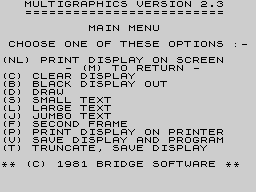 Running screen