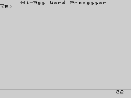 Running screen