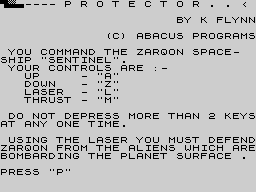 Running screen