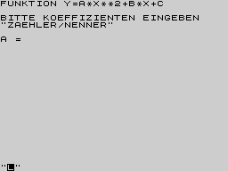 Running screen