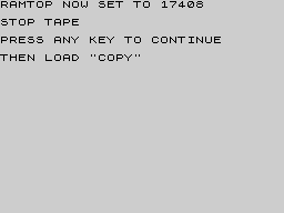Running screen