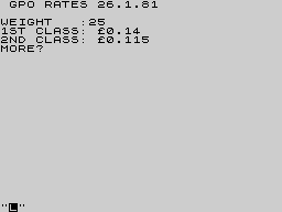 Running screen