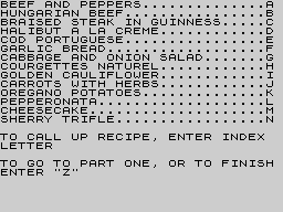 Running screen