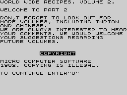 Running screen