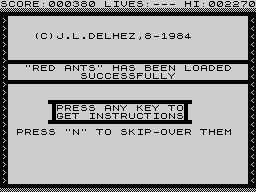 Running screen