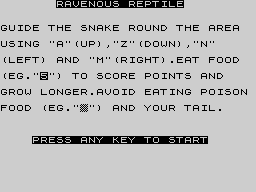 Running screen