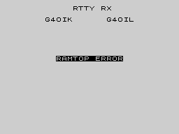 Running screen