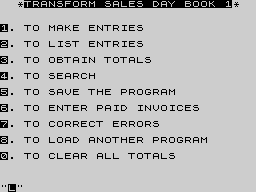 Running screen