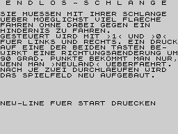 Running screen