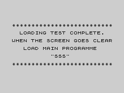 Opening screen