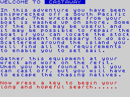 Opening screen