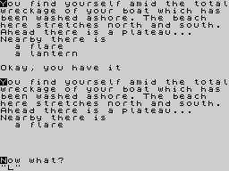 Running screen