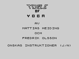 Opening screen