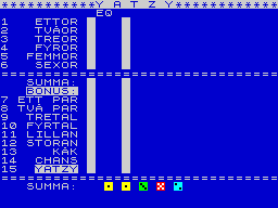 Running screen