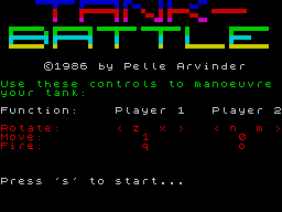 Opening screen