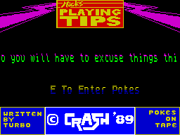 Running screen