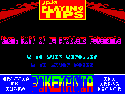 Running screen