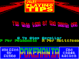 Running screen