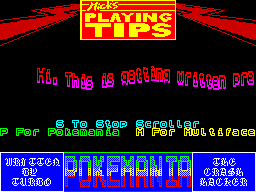 Running screen