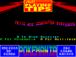 Running screen