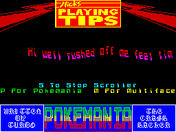 Running screen