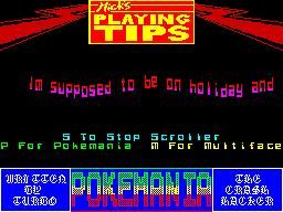 Running screen