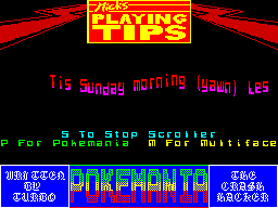 Running screen
