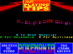 Running screen