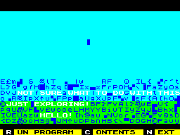 Running screen
