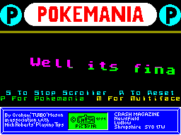 Running screen