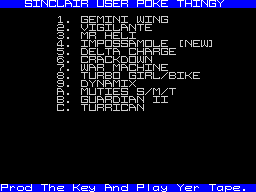 Running screen