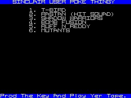 Running screen