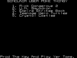Running screen