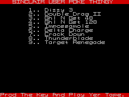 Running screen