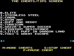 Running screen