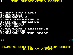 Running screen