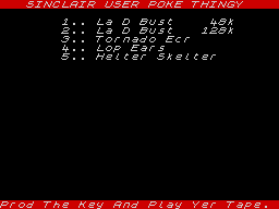 Running screen