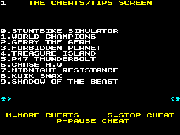 Running screen