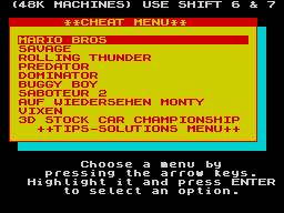 Running screen