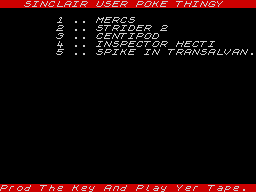 Running screen