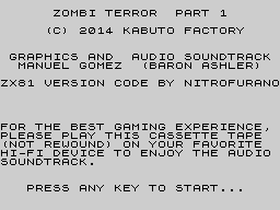 Opening screen