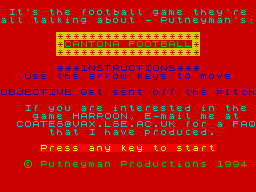 Opening screen