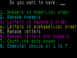 Opening screen