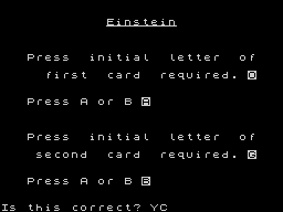 Opening screen