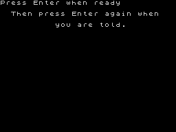 Opening screen