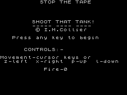 Opening screen