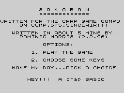 Opening screen