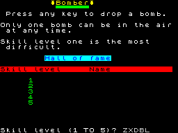 Opening screen