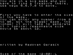 Opening screen