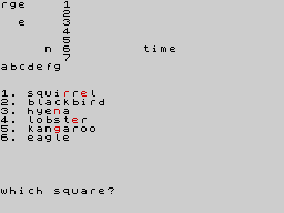 Running screen